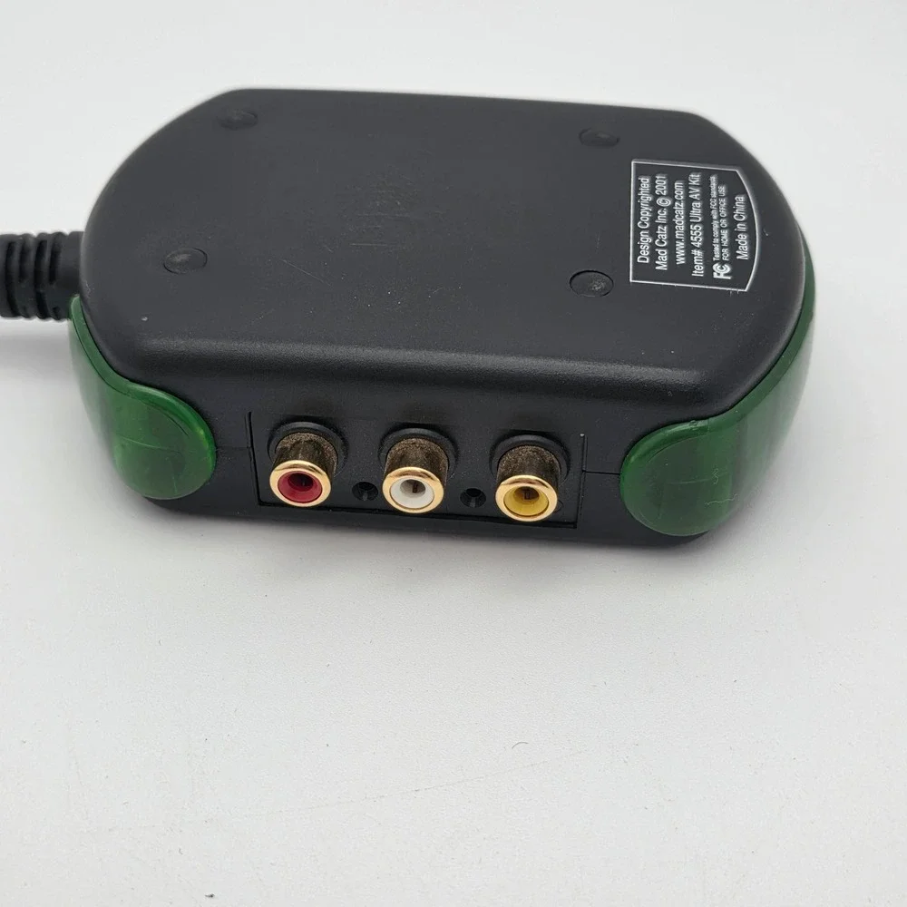 Mad Catz Ultra AV Kit Xbox Original RCA S-Video Optical 4555 Adapter Not Tested